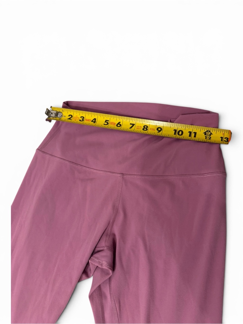 Lululemon Mauve High Rise Leggings Size 4 Yoga Workout Athleisure Pink